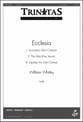 Ecclesia SATB choral sheet music cover